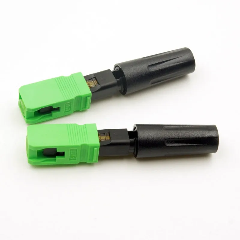 100Pcs Ftth Sc Apc Optical Fiber Quick Connector Sc Apc Fiber Optic Fast Connector Sc Quick Assembly