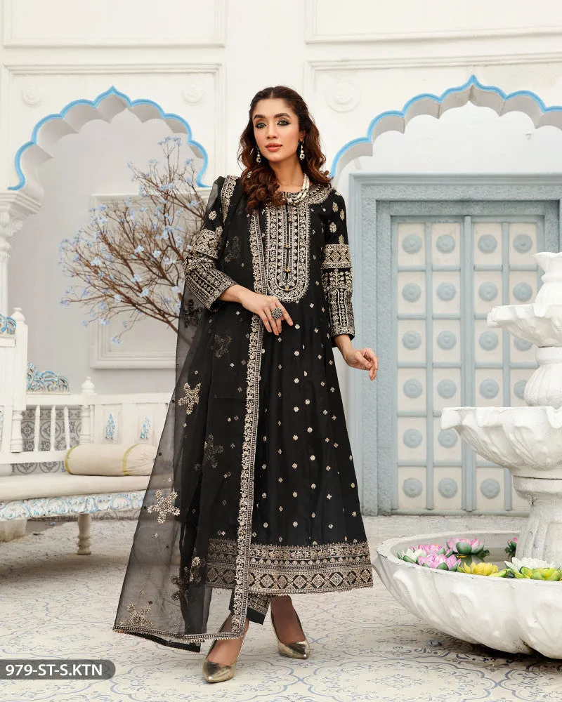 979 Readymade Katan silk Suit