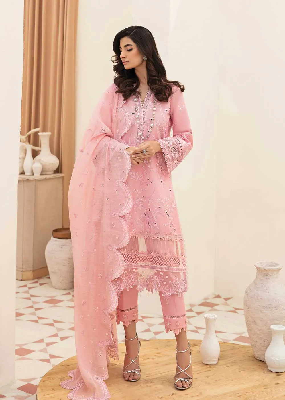 ACL-02 - Peony - Unstitched - Chickenkari Lawn Collection by Afrozeh 2023