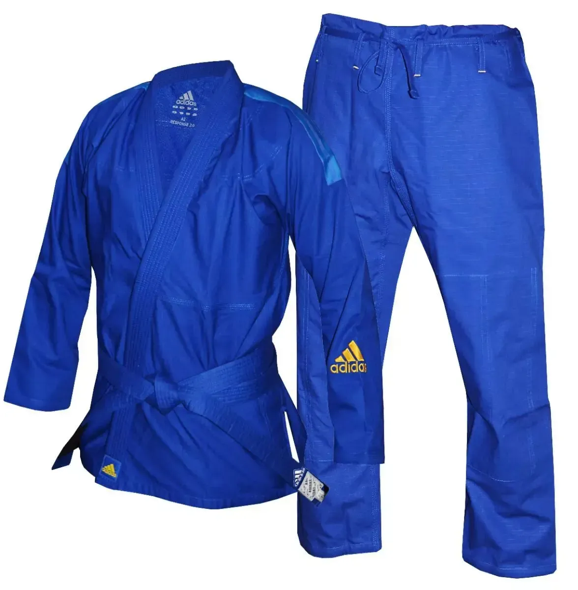 adidas Kids BJJ Gi Response Blue Jiu Jitsu Suit