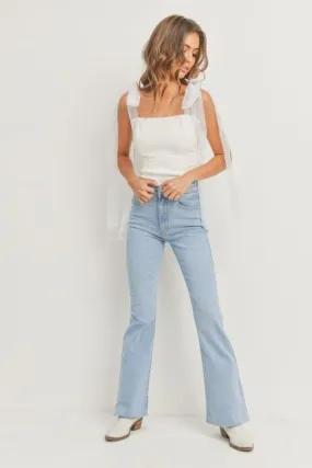 Amelia Flare Jeans Light Denim