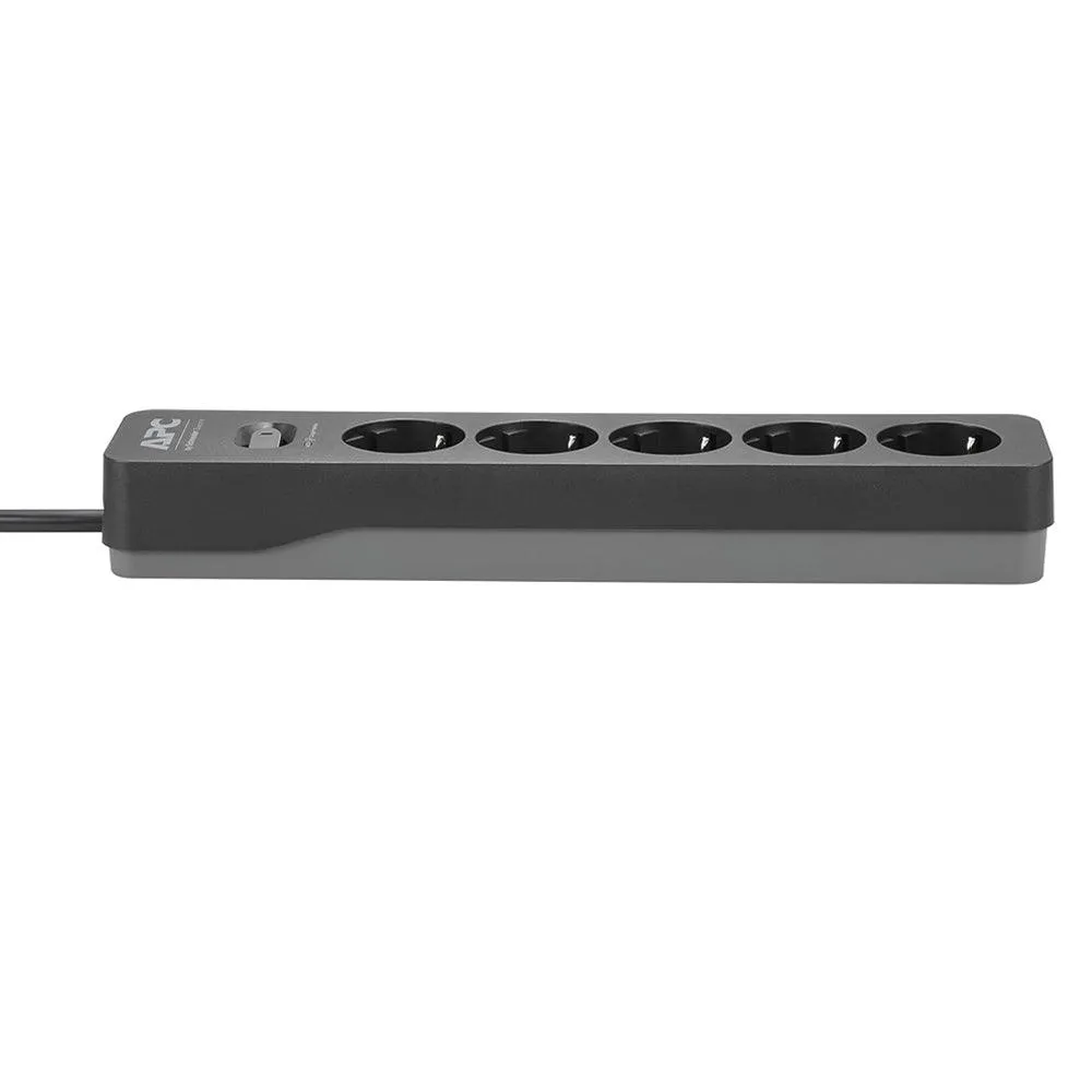 APC Life Is On Essential SurgeArrest PME5B-GR 5Port Power Strip 230V 1.5m