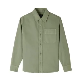 APC Overshirt Basile brodee poitrine KAKI CLAIR