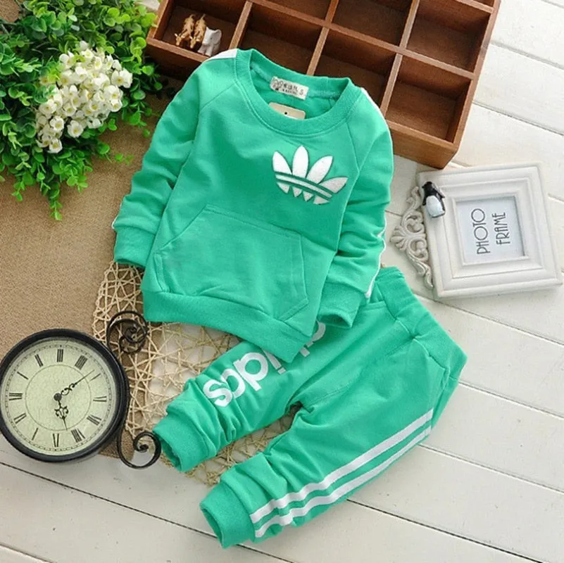 Baby Boy Clothing Suits Autumn Casual Baby Girl Clothes Sets Children Suit