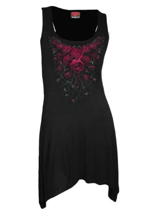 Blood Rose - Goth Bottom Camisole Dress Black