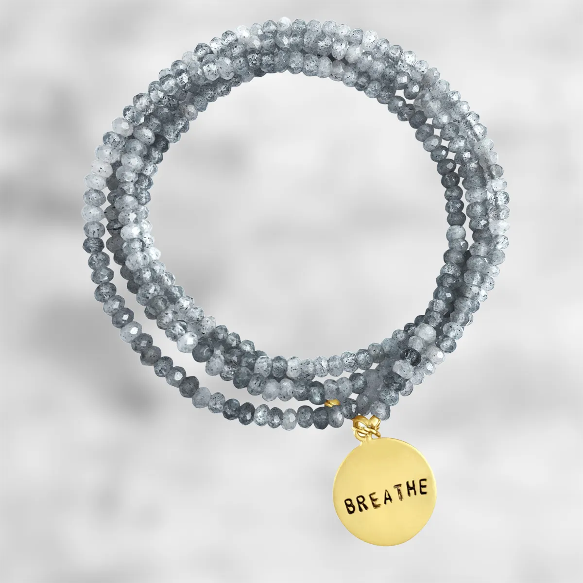 BREATHE Wrap Bracelet with Labradorite to bring amazing Changes in Your Life