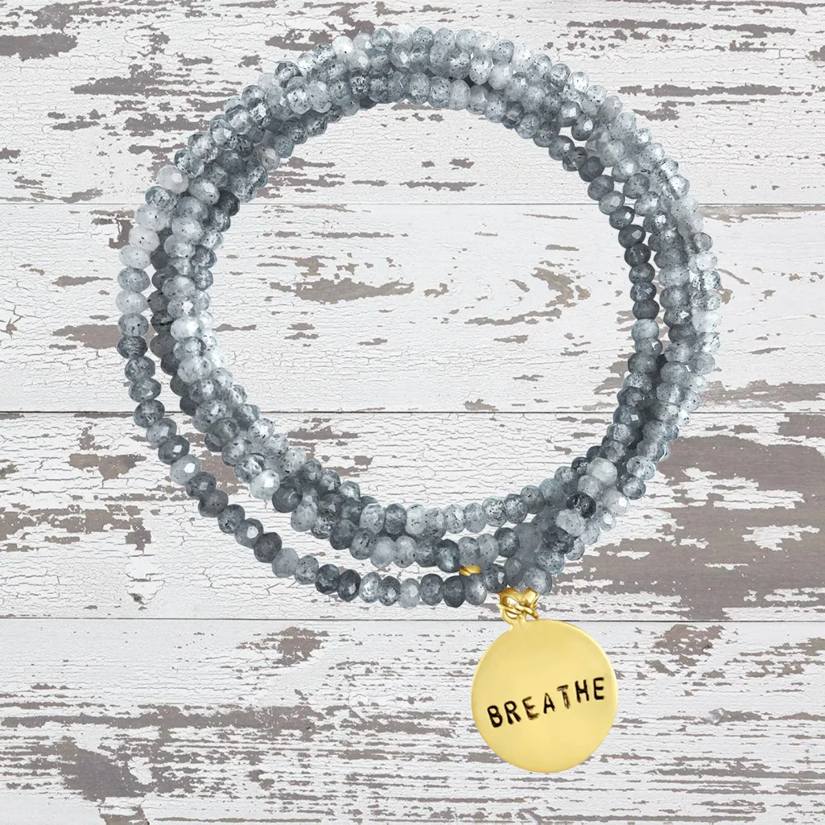 BREATHE Wrap Bracelet with Labradorite to bring amazing Changes in Your Life