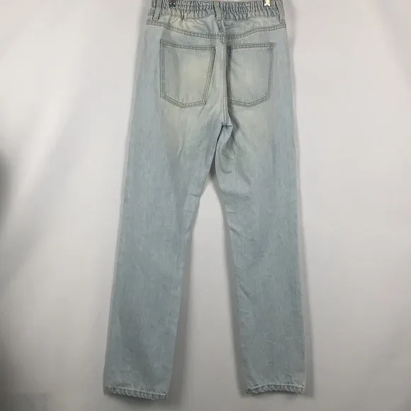 Caroline Constas Elastic Waist Denim Jeans