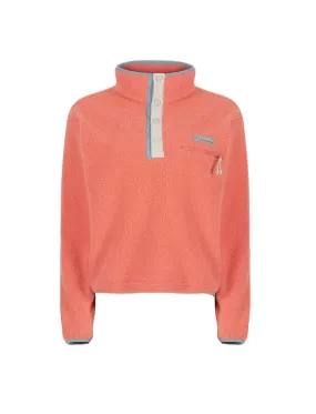 Columbia Helvetia Cropped Half Snap Fleece Faded Peach