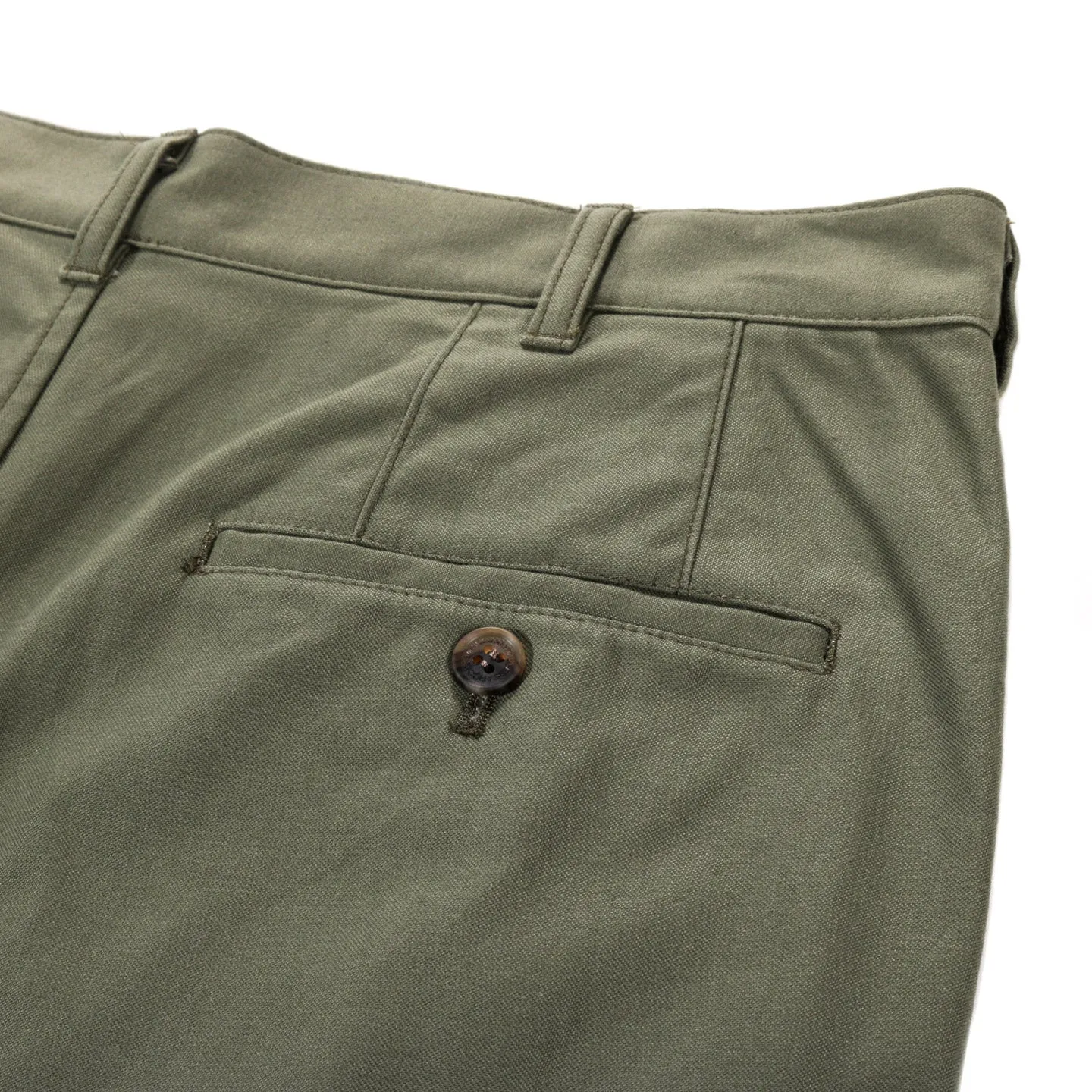 COMME DES GARCONS HOMME P020 WIDE CHINO PANT KHAKI