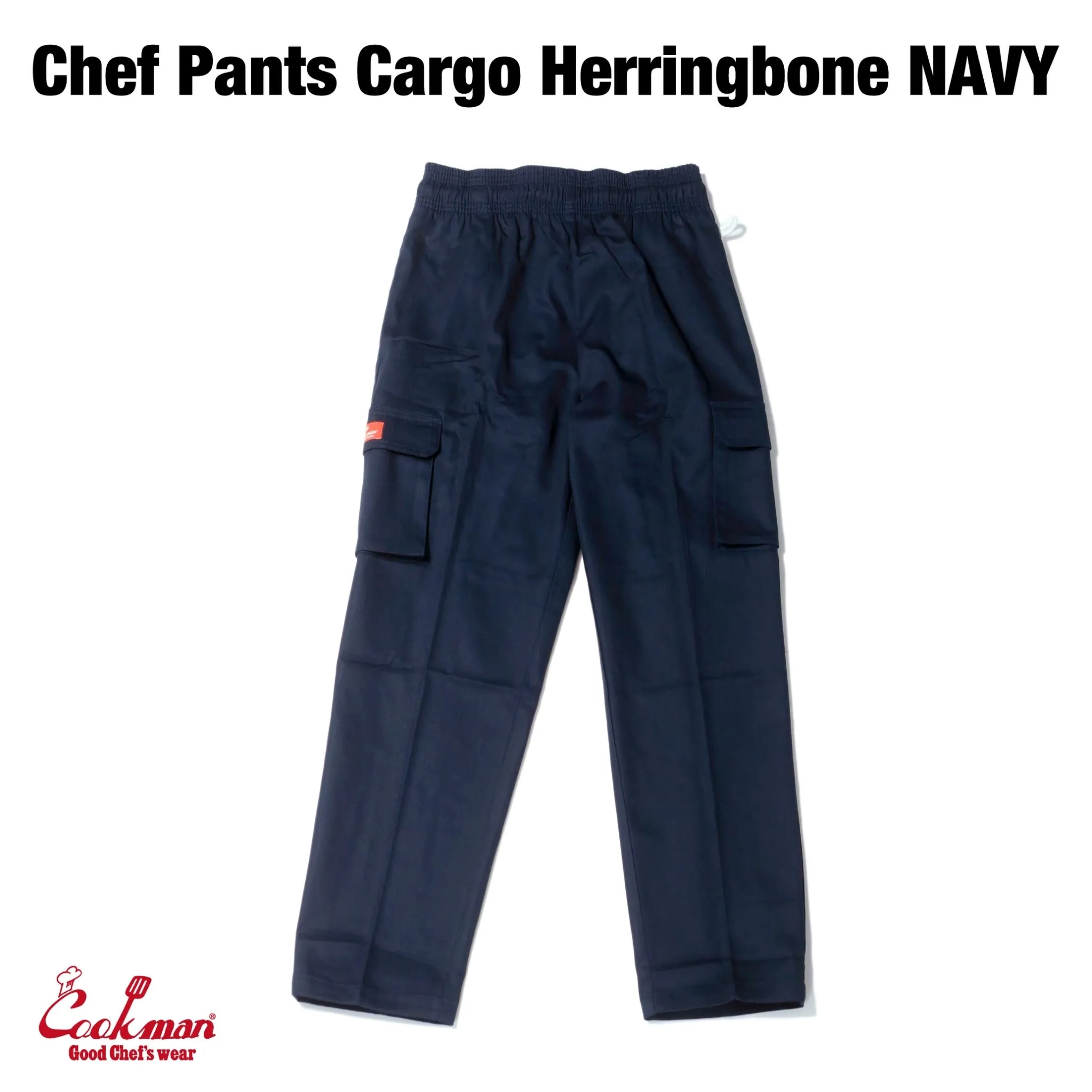 Cookman Chef Pants Cargo - Herringbone : Navy