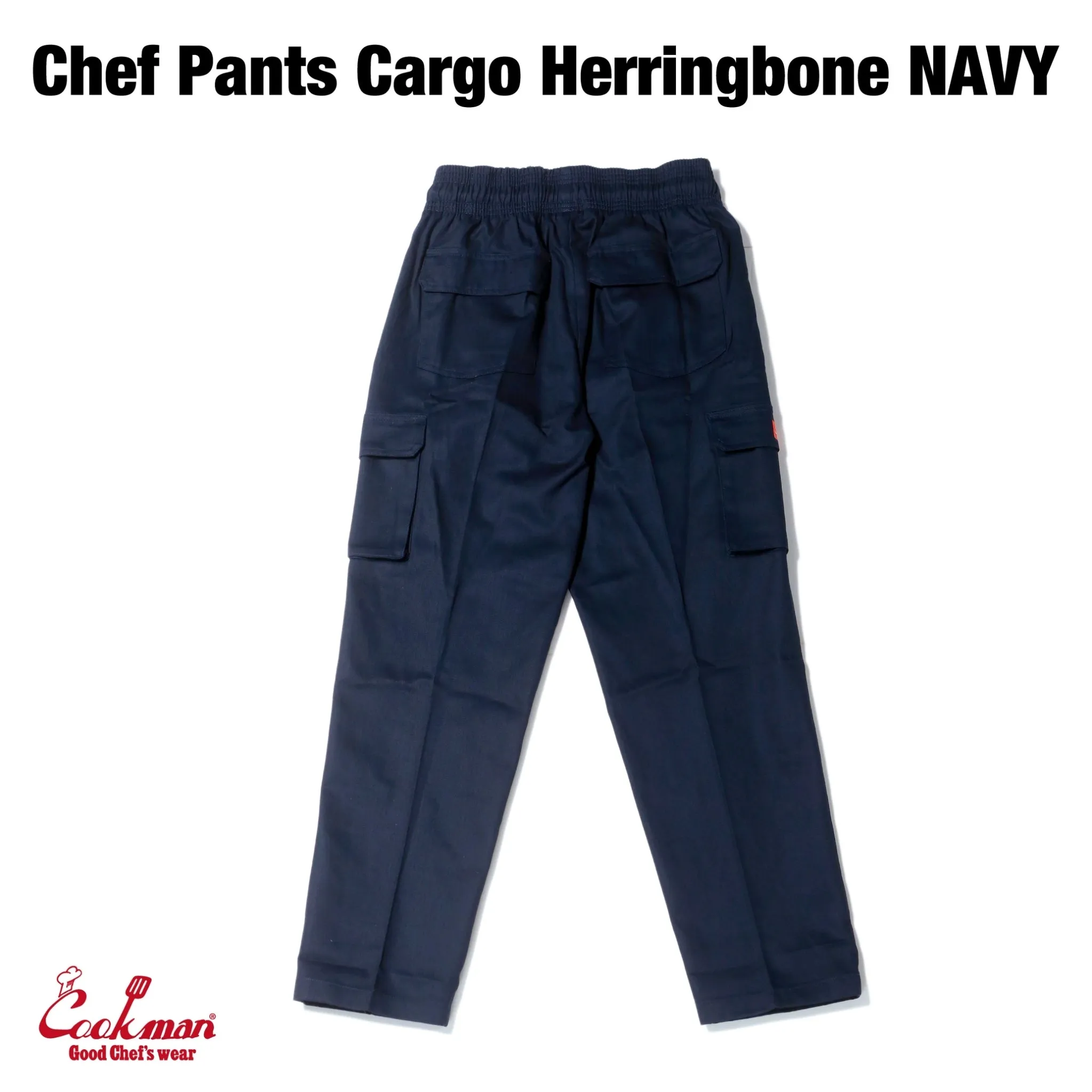 Cookman Chef Pants Cargo - Herringbone : Navy