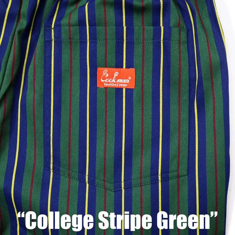 Cookman Chef Pants - College Stripe Green