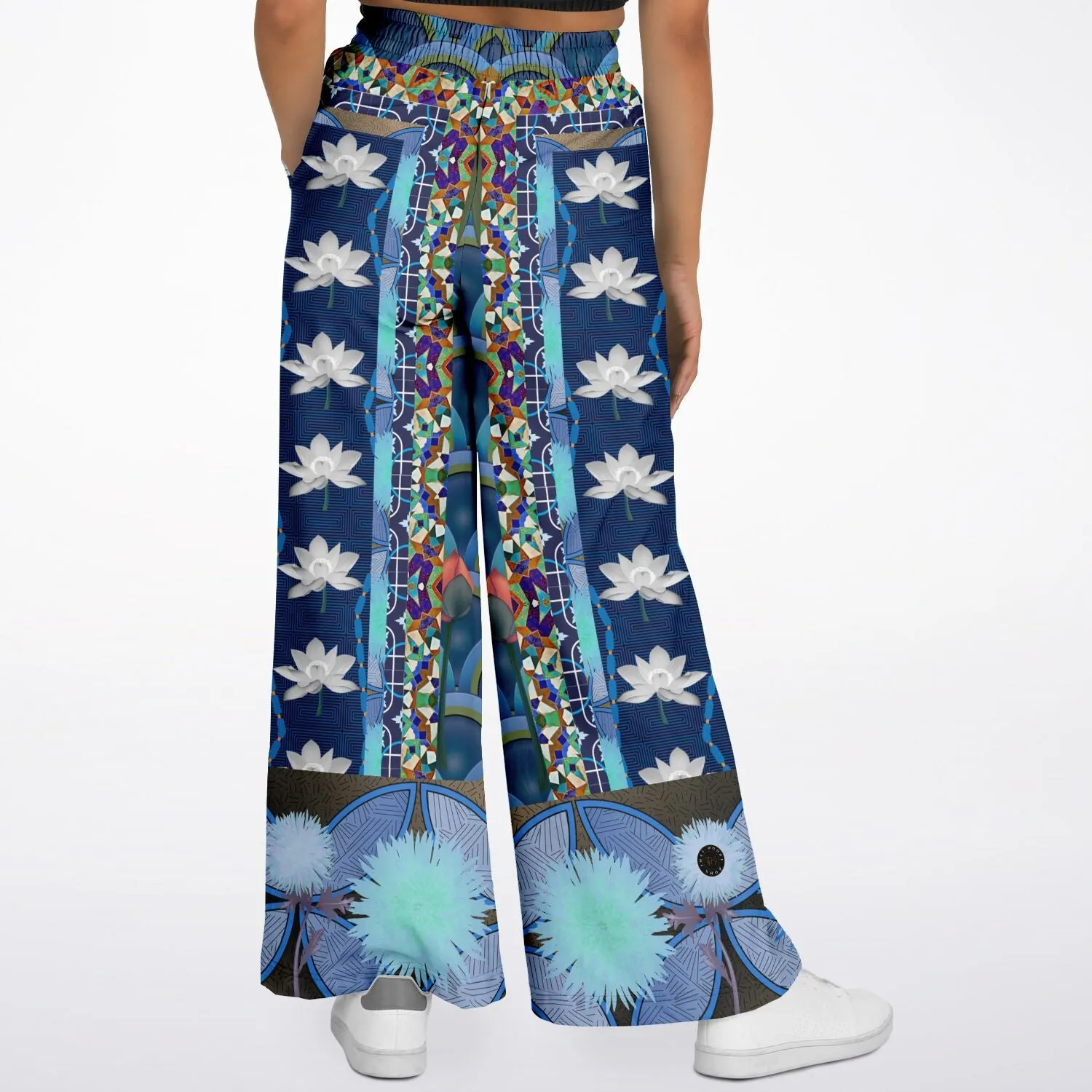 Dahlia Lama Eco-Poly Stretchy Phat Bellbottoms