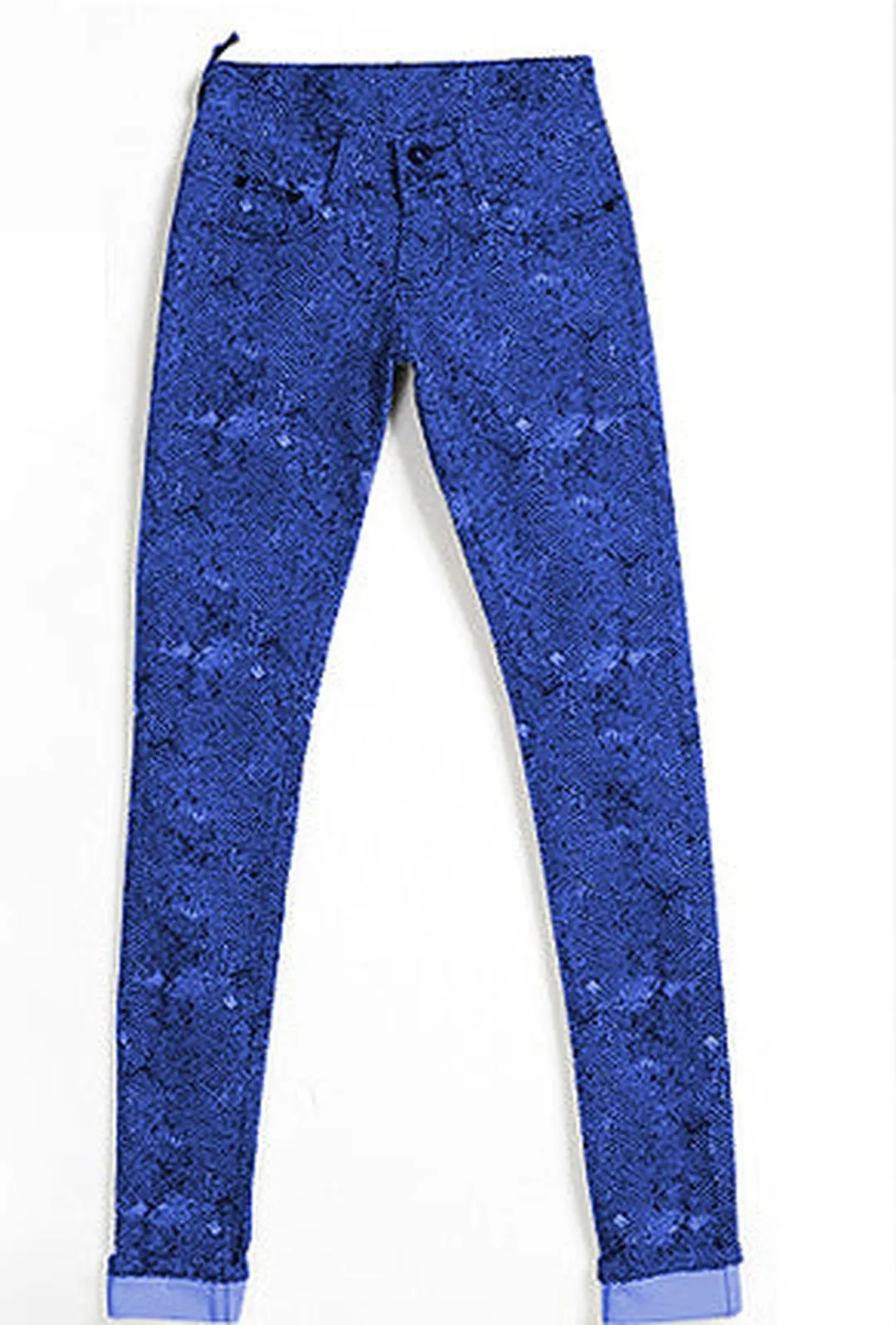 DANNI - SNAKE PRINT LOW RISE JEANS