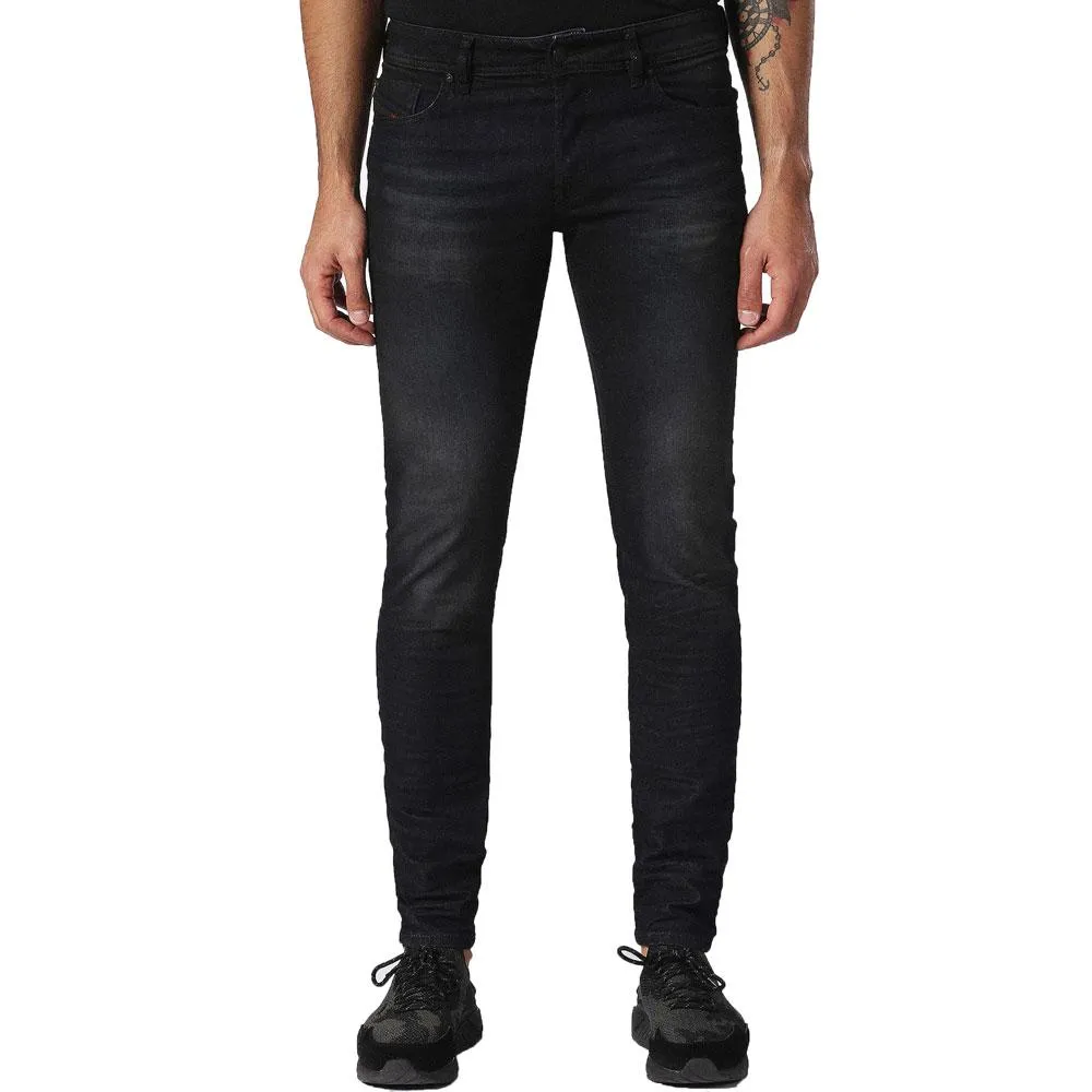 Diesel Sleenker 0842Q Skinny Stretch Jeans - Blue