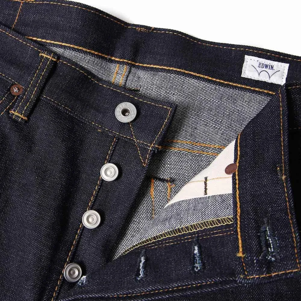 Edwin Classic Made in Japan Rainbow Selvedge Regular Tapered - Unwashed Jeans