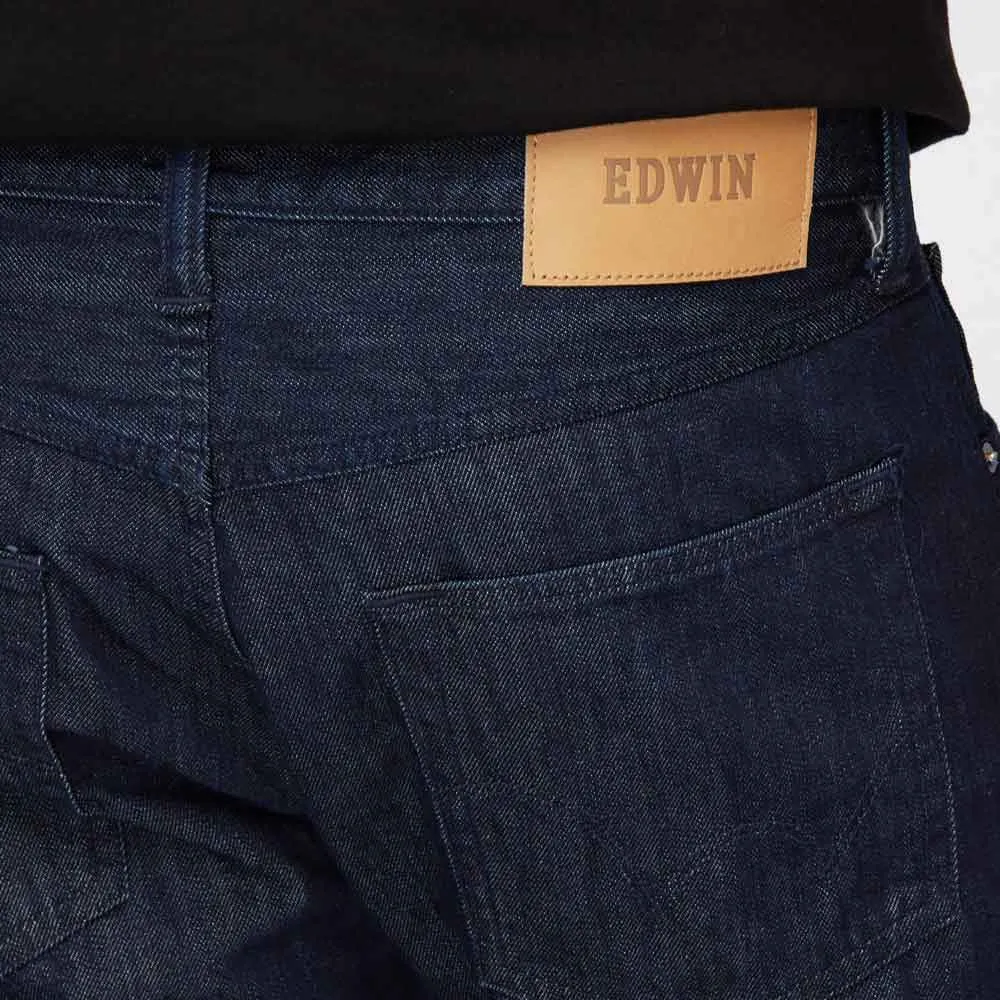 Edwin ED-55 Regular Tapered Jeans - Kingston Blue Denim - Rinse