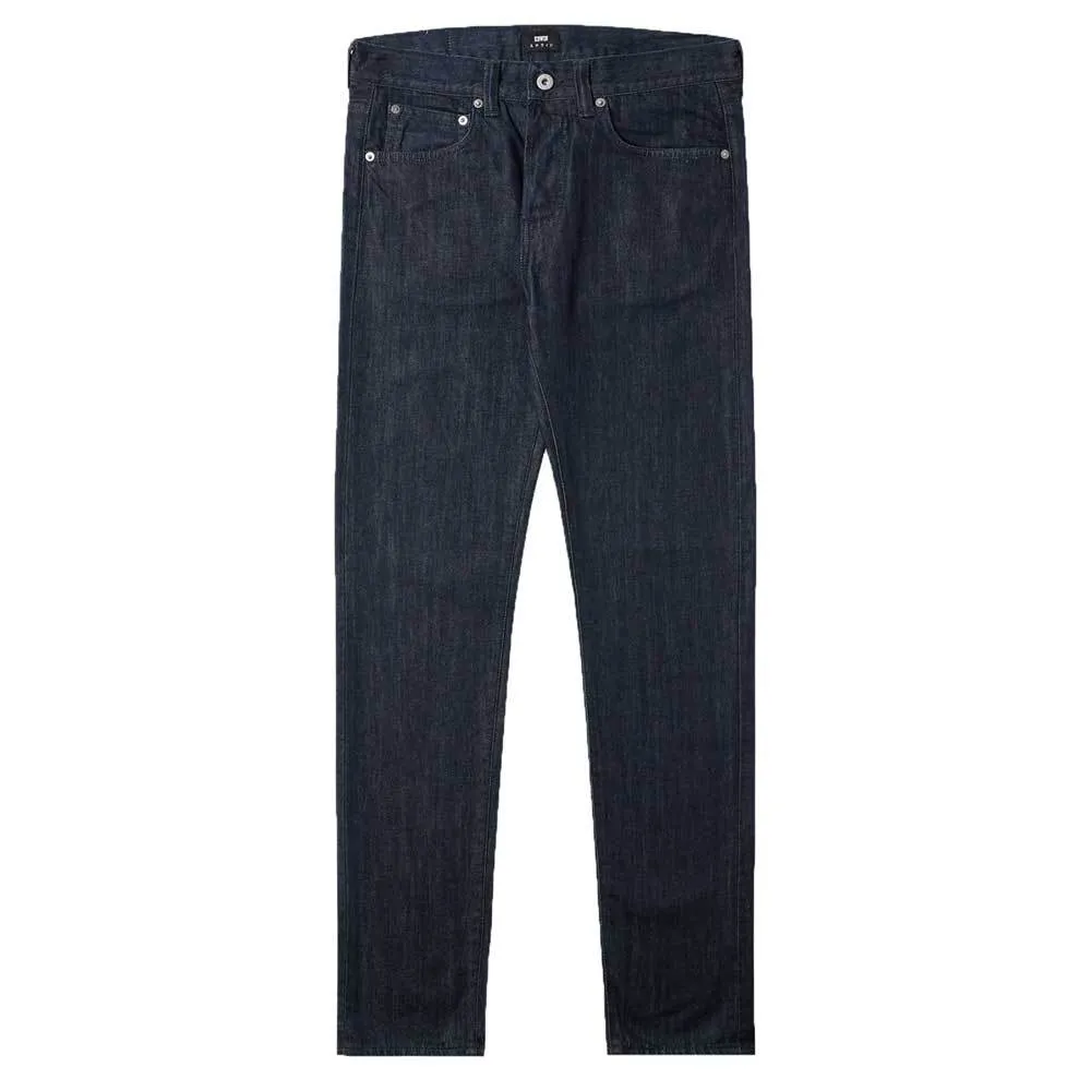 Edwin ED-80 Slim Tapered Jeans Kingston Blue Denim - Rinsed