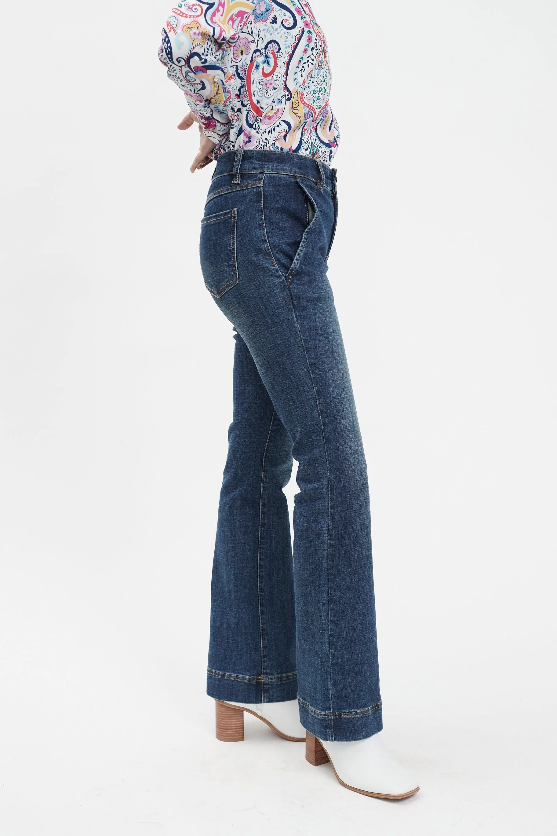 FDJ Christina Flared Leg Jean - Style 5307809