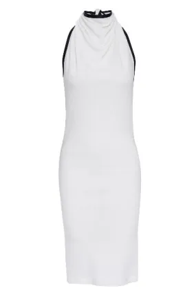 GAIA Backless Knit Halter Dress