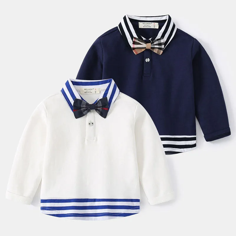 Gentleman  Bowtie Toddler Shirts