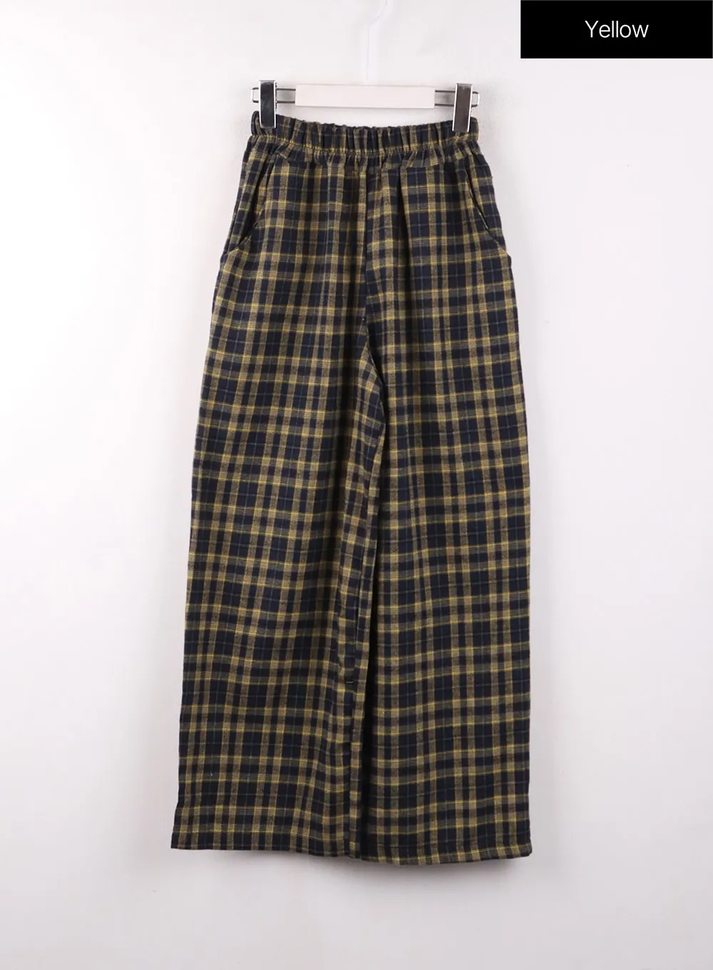 Grandpacore Checkered Wide-Fit Pants OF406