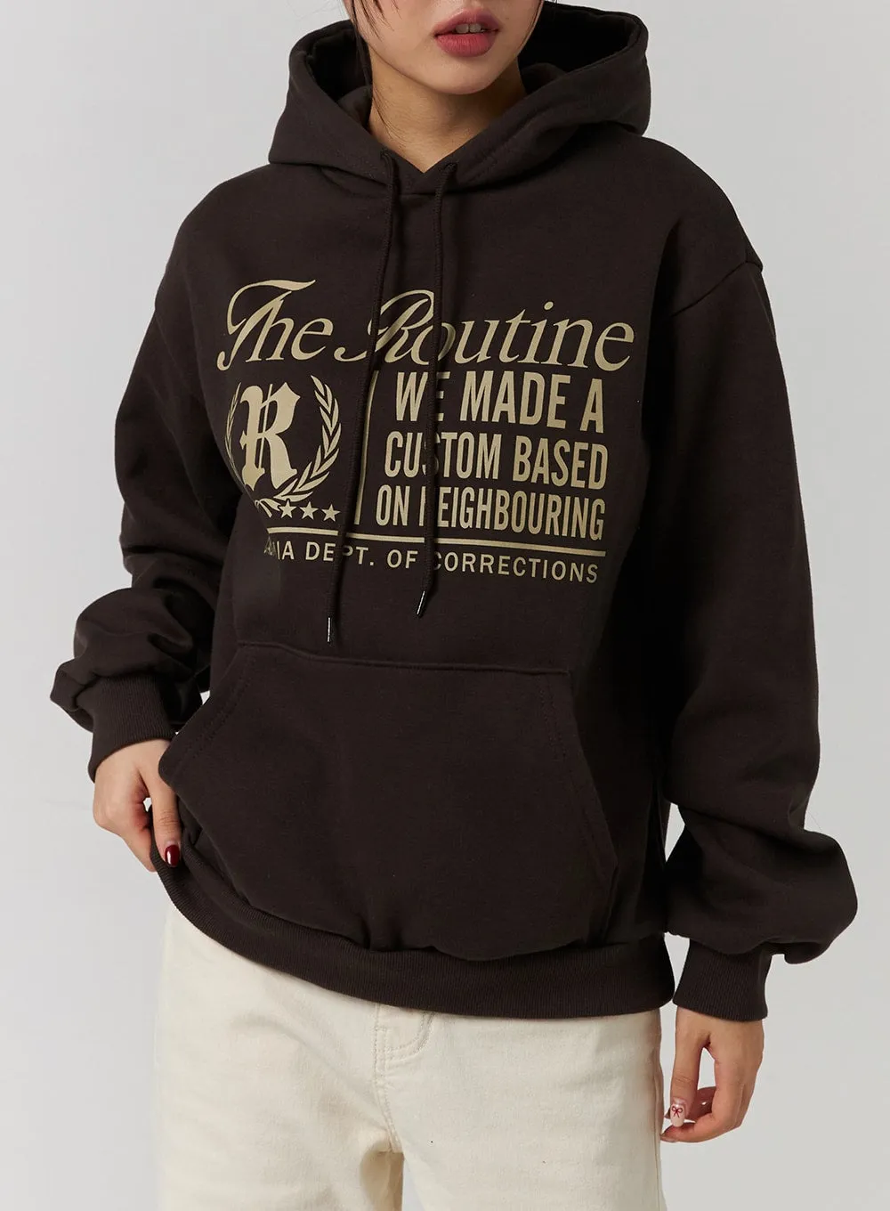 Graphic Lettering Hoodie CD329