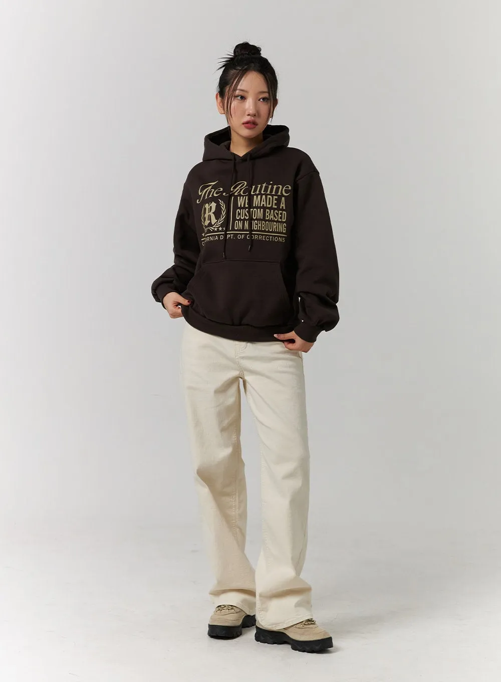 Graphic Lettering Hoodie CD329