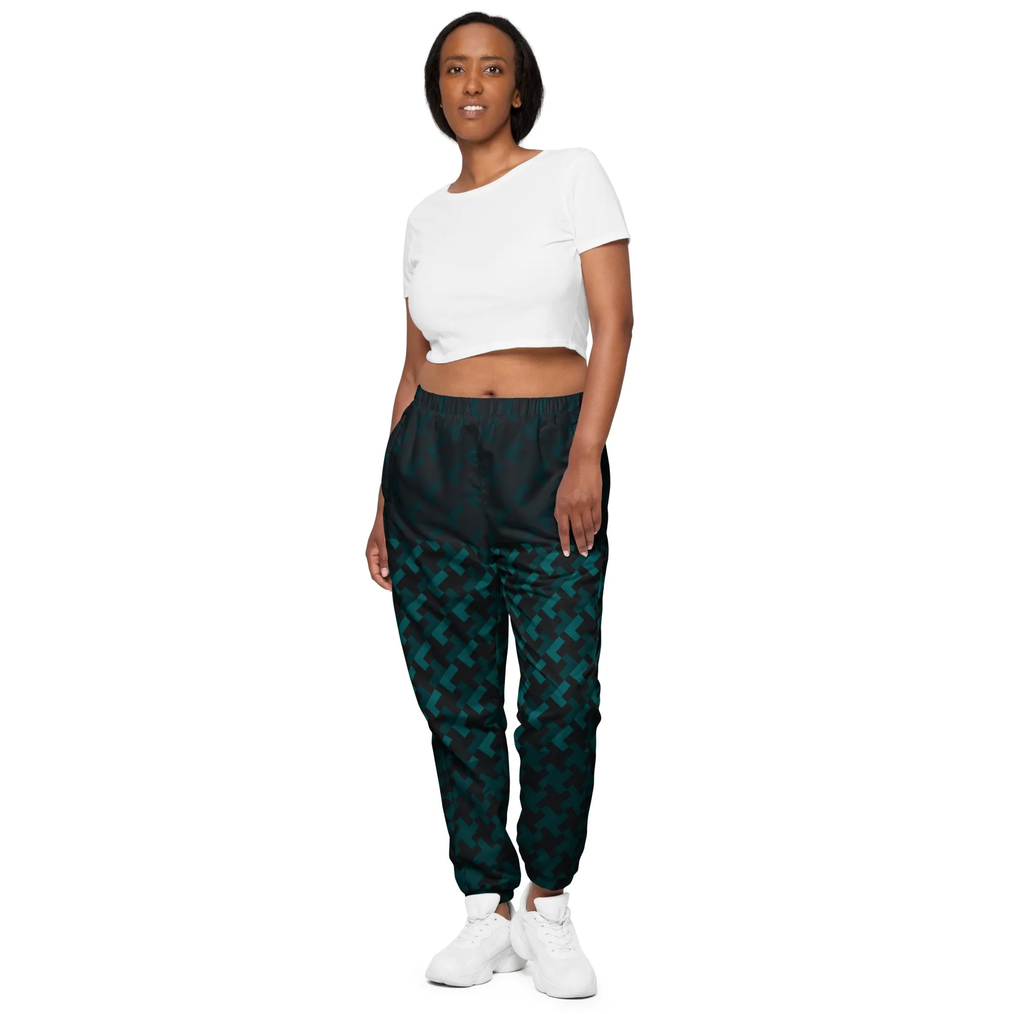 Houndstooth Unisex track pants