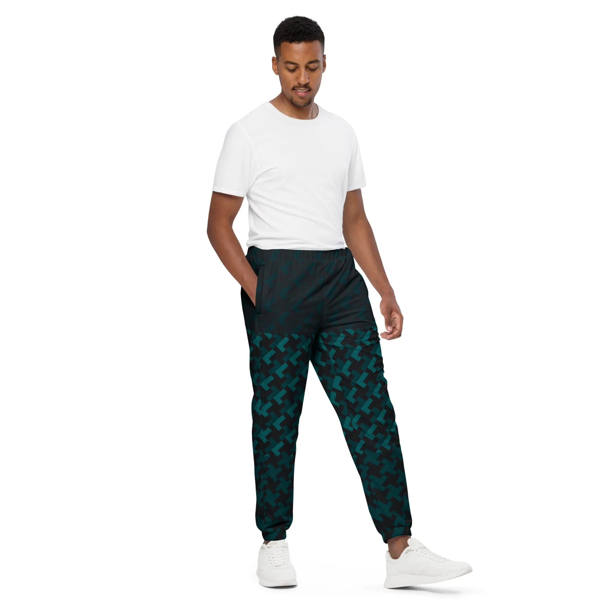 Houndstooth Unisex track pants