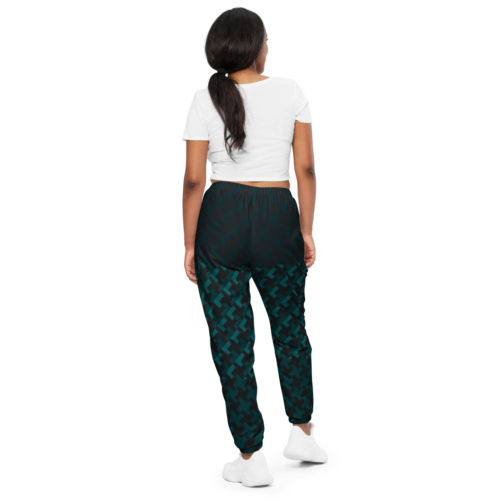 Houndstooth Unisex track pants