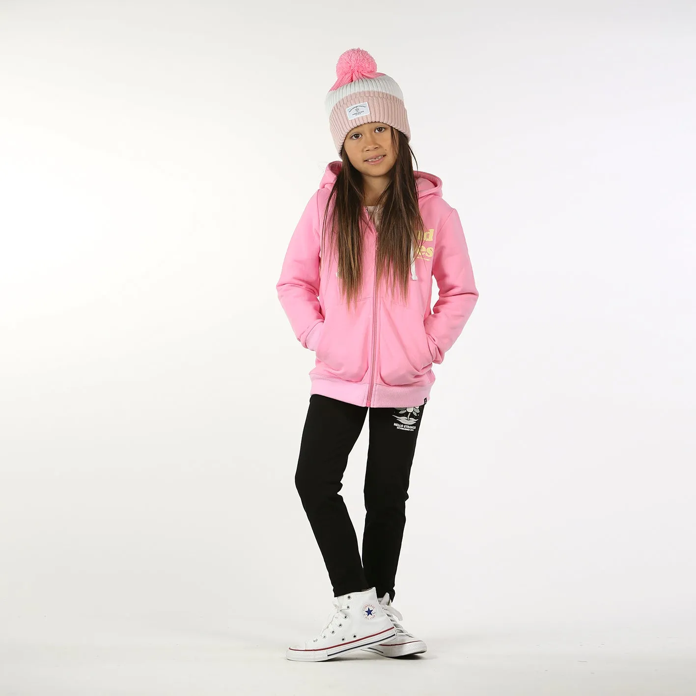 HS Kind Vibes Zip Hood - Pink