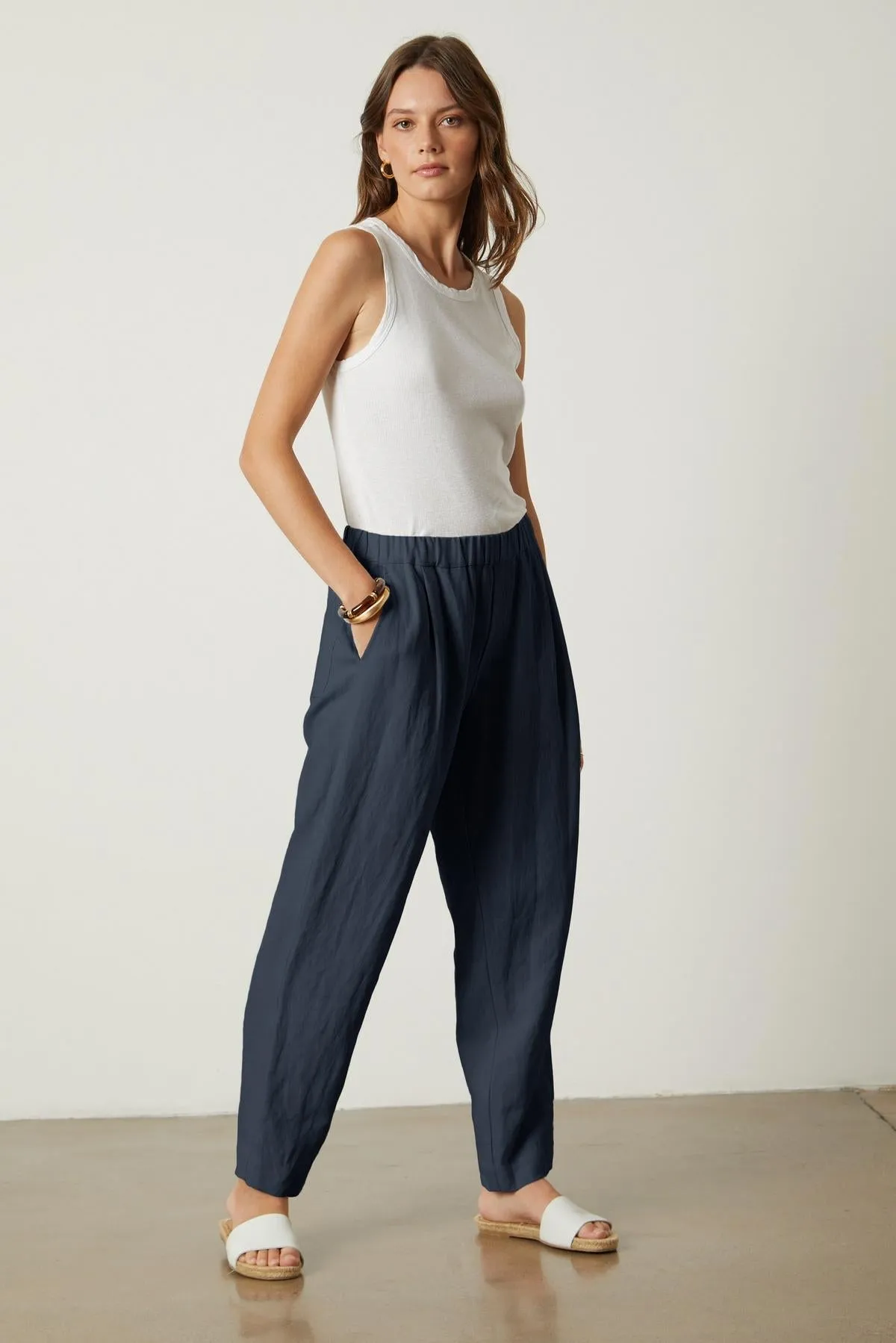 JESSIE HEAVY LINEN PANT