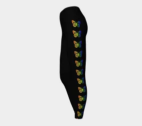 Kaleidoscope of Butterflies Yoga Legging