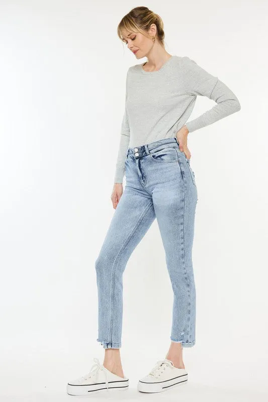 KanCan High Rise Slim Straight Jeans