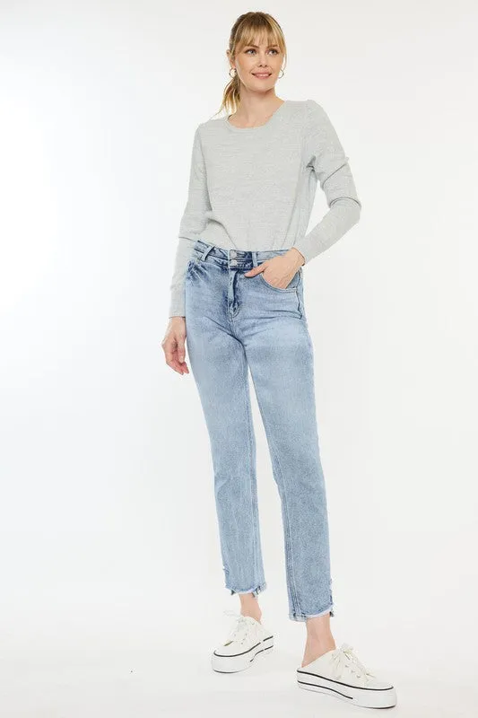 KanCan High Rise Slim Straight Jeans