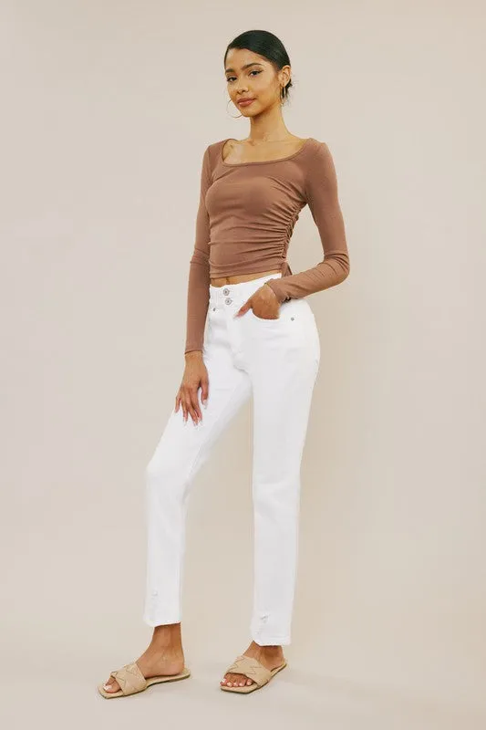 KanCan HIGH RISE SLIM STRAIGHT