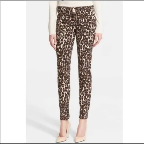 Kate Spade Animal Print Skinny Jeans