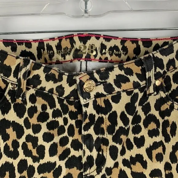 Kate Spade Animal Print Skinny Jeans