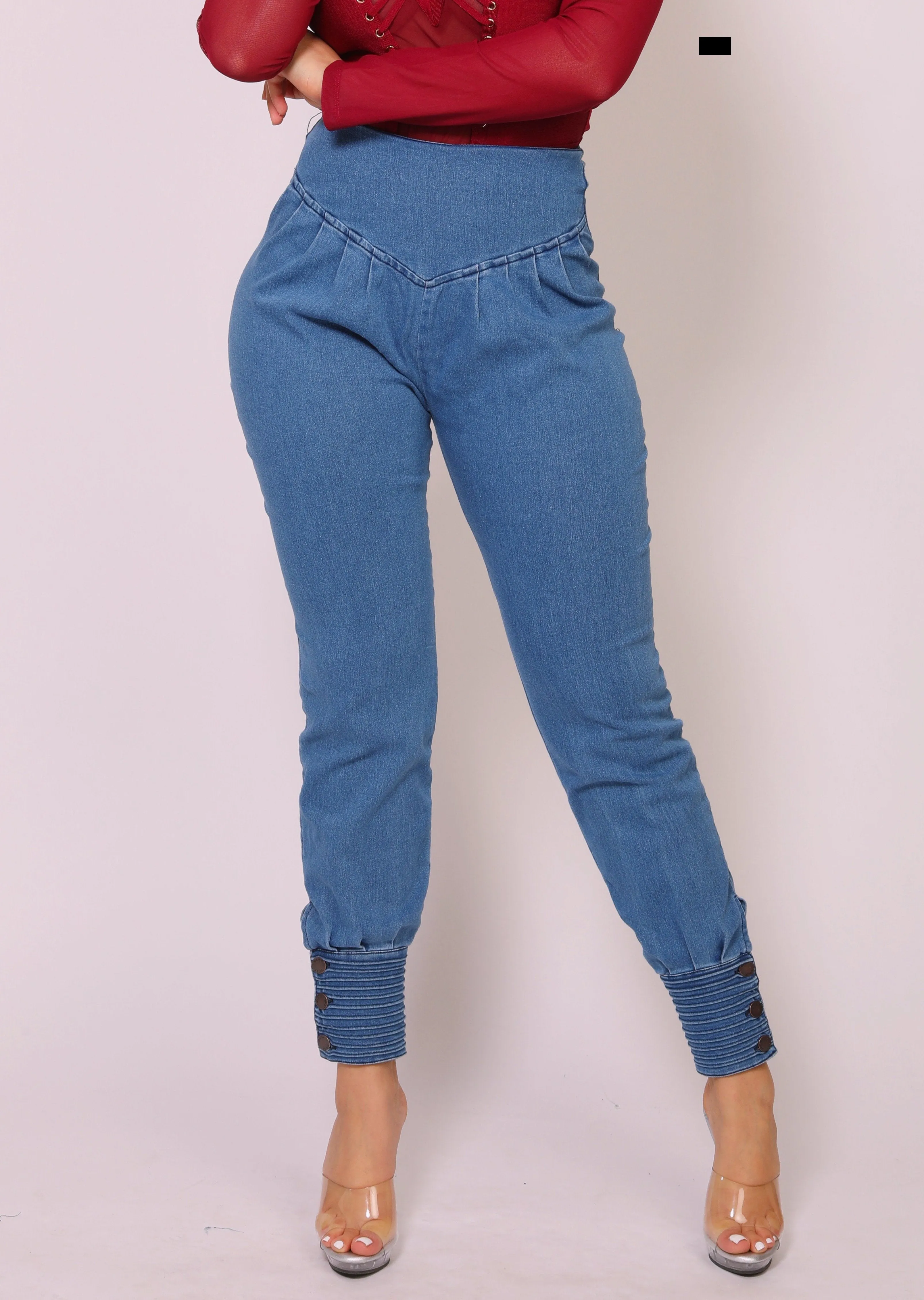 Kiana Denim Jogger Pants