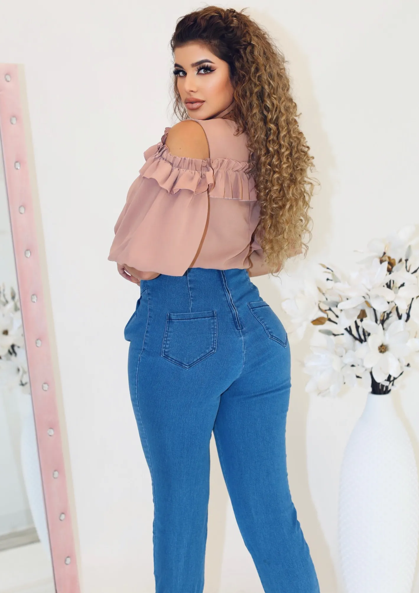 Kiana Denim Jogger Pants