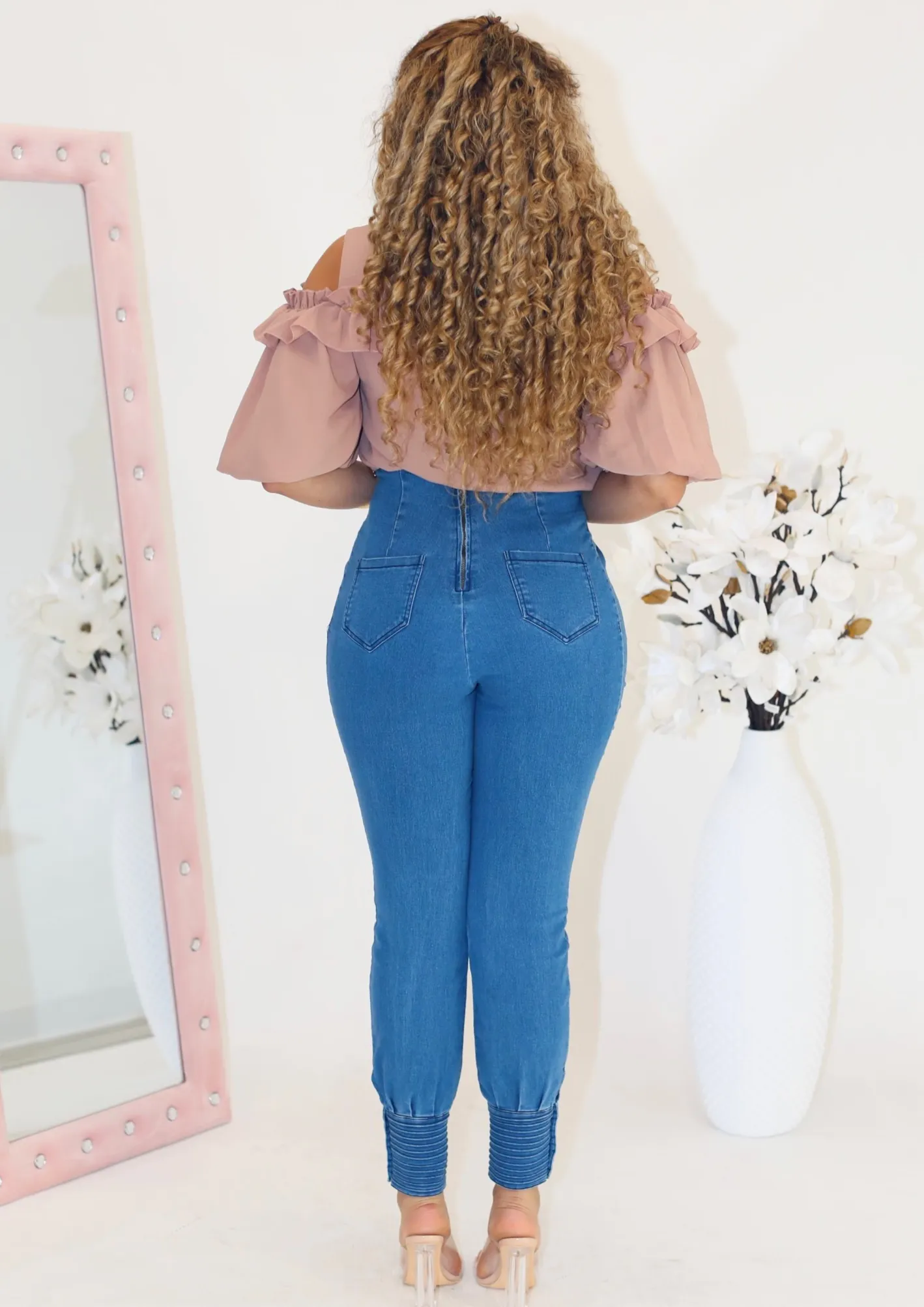 Kiana Denim Jogger Pants