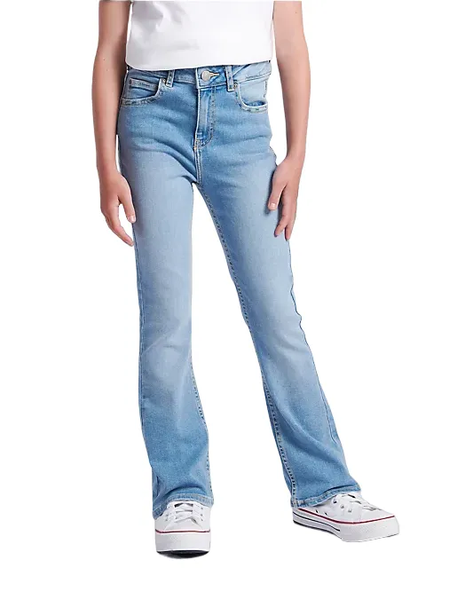 Lee Kids 5 pocket flared jeans trousers for girls Breese Mid Soho LEG5006 light blue