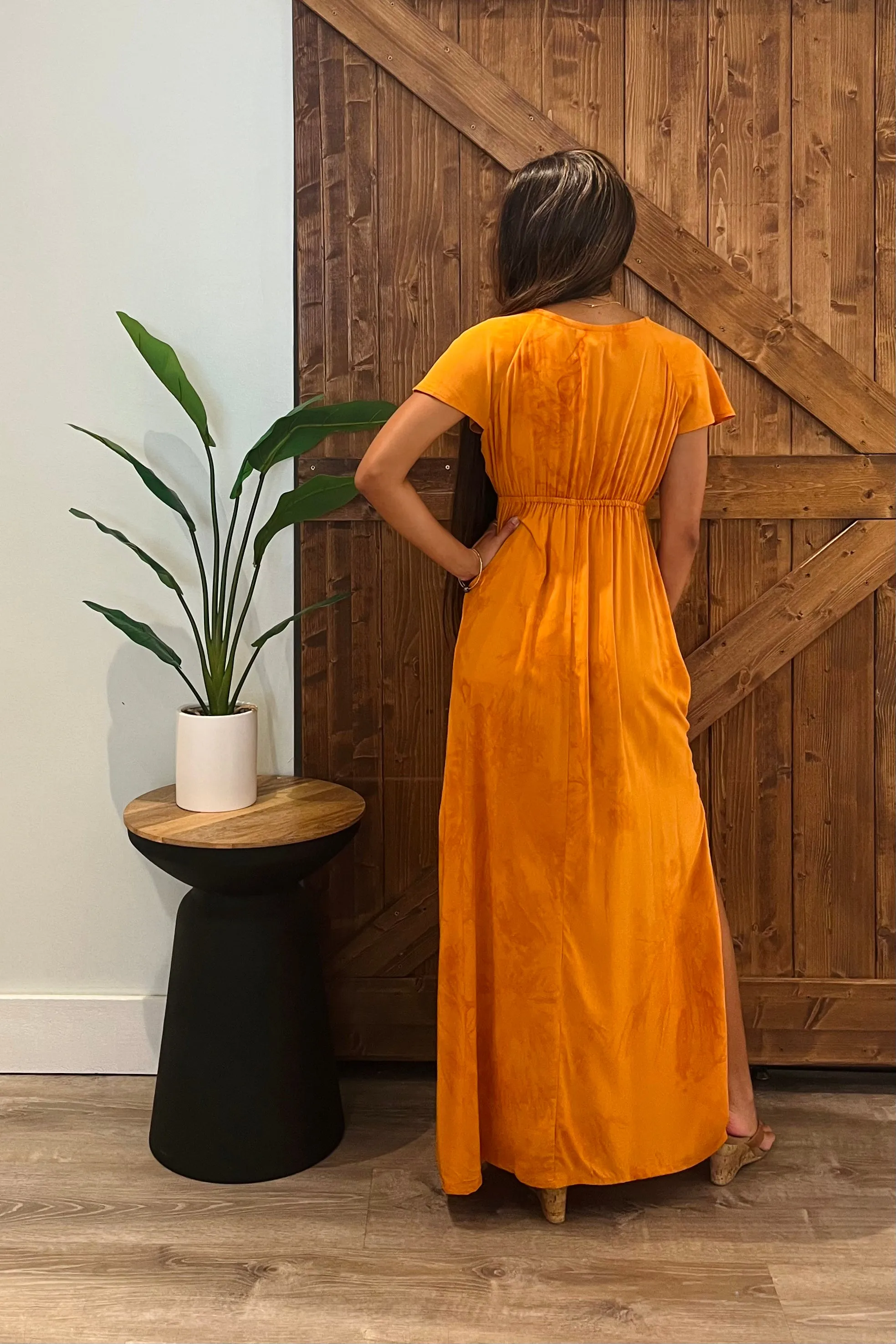 Leilani Dress / Tangerine