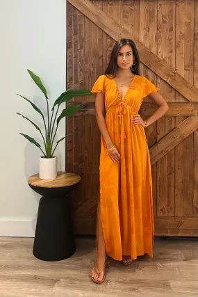 Leilani Dress / Tangerine