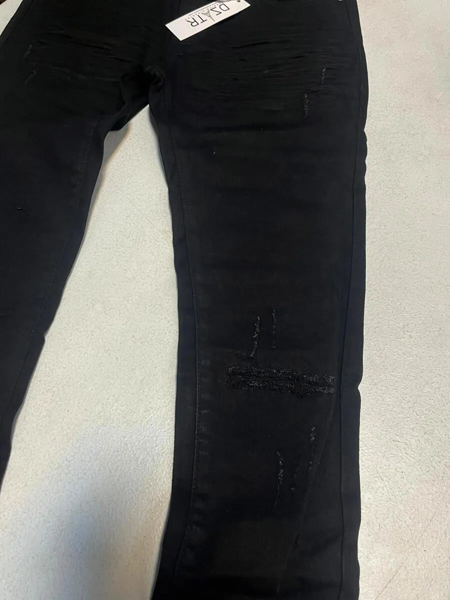 Lightly Distressed Stretched Jean