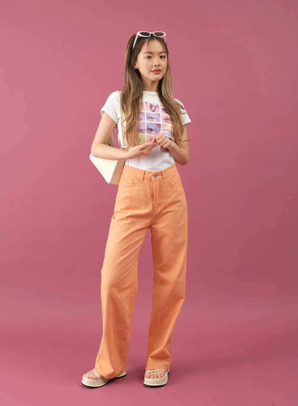 Lolipop Wide Leg Cotton Pants CY17