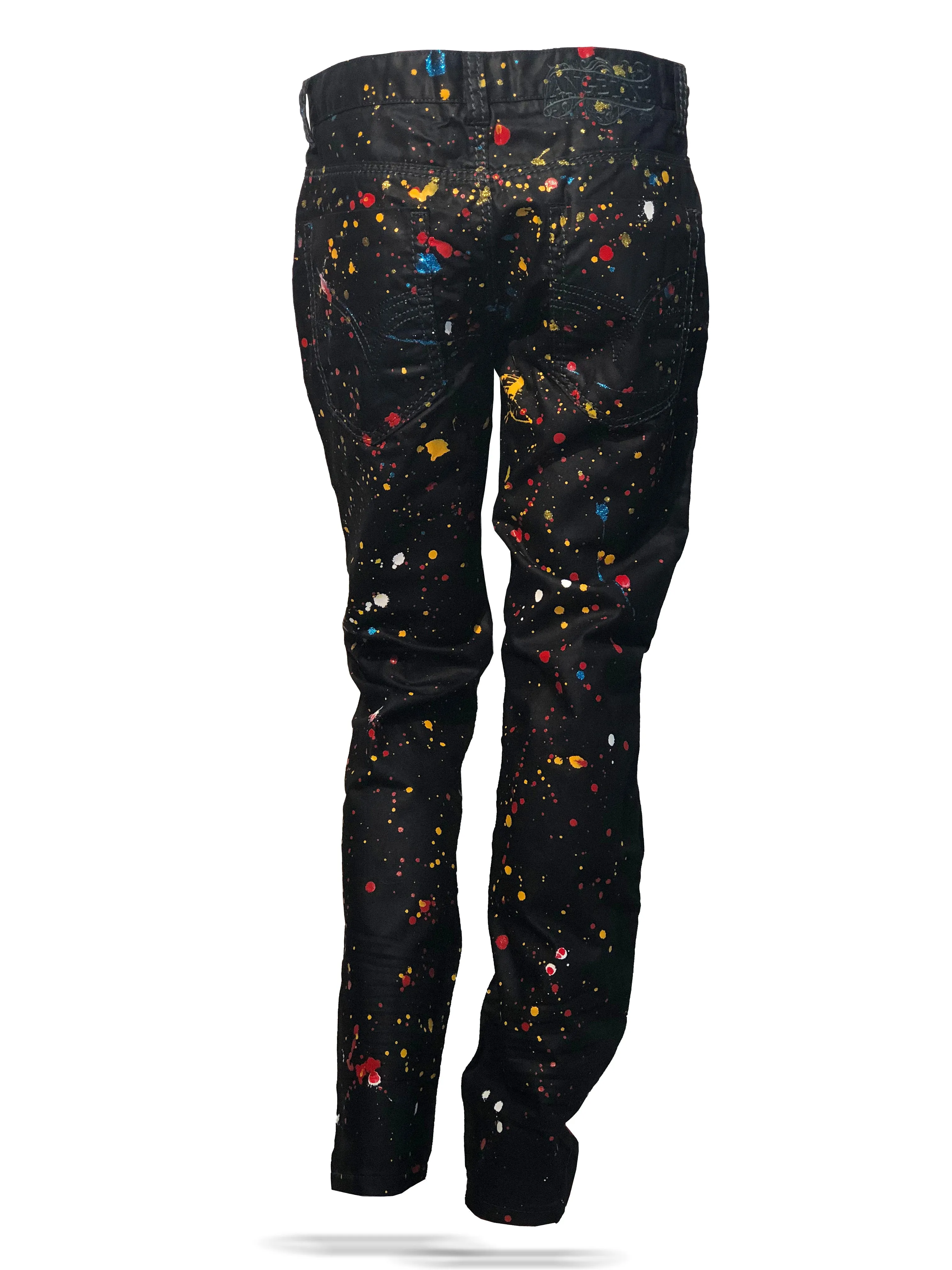 Men's Jeans - Hand painted Jeans - Splash