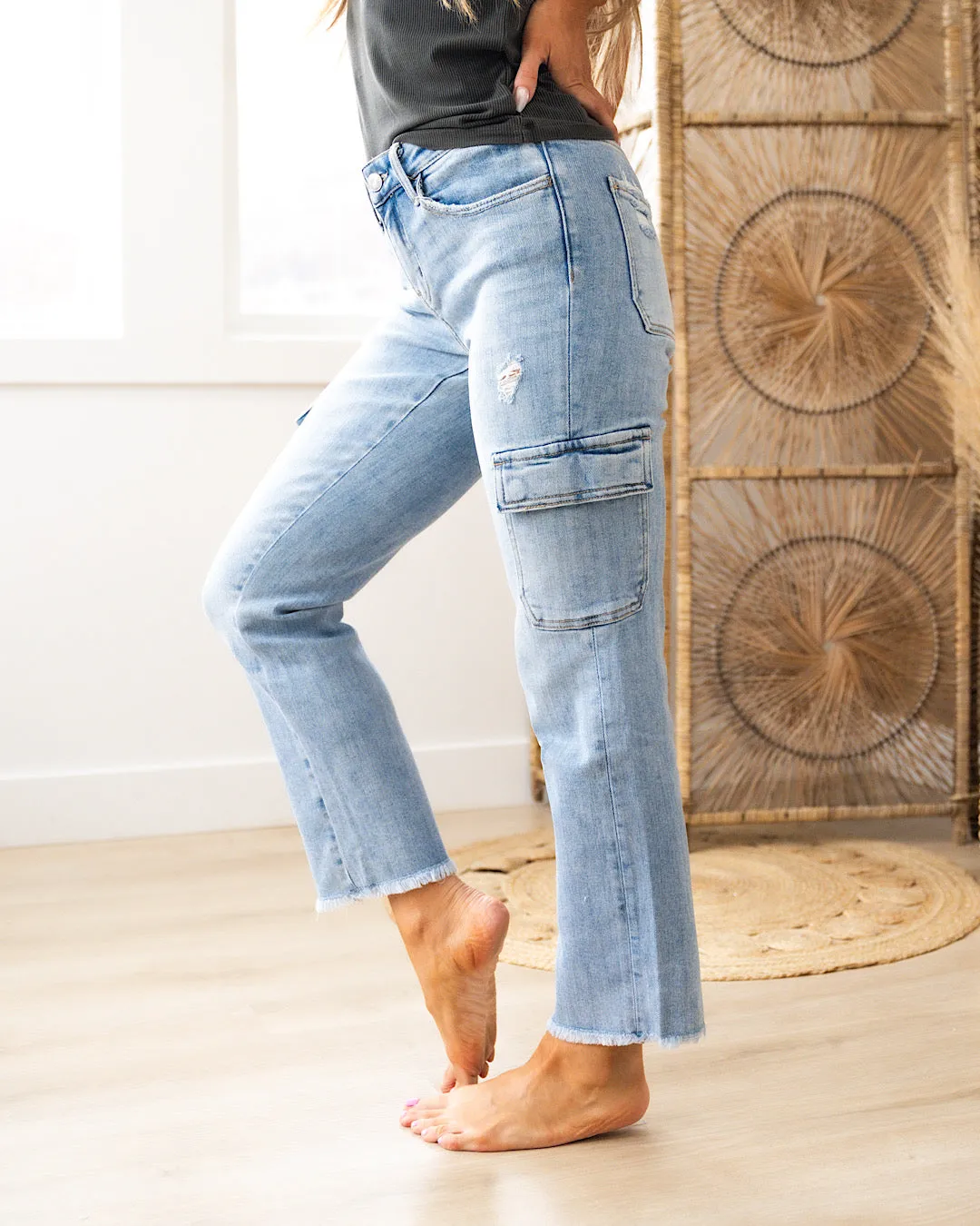 NEW! Lovervet So Promising Straight Cargo Jeans